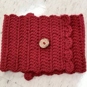 Handmade crochet cowl